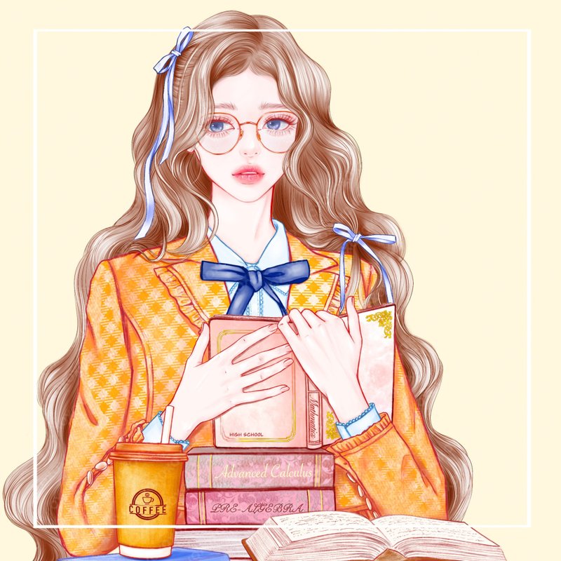 Yvonne (6colors) - 貼紙 - 紙 
