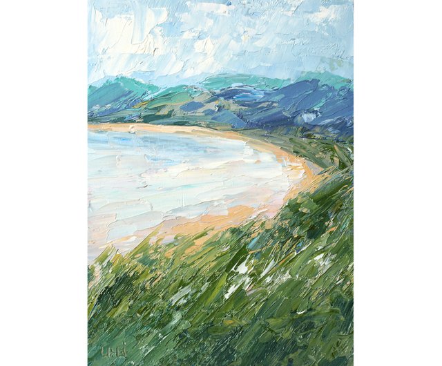 オリジナル油絵 海の絵 海辺の絵 海景アート 海の絵 - ショップ オリジナル油絵 海の絵 海辺の絵 海景アート 海の絵 - ショップ