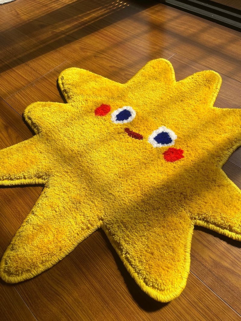 毛茸茸幽默之星手工地毯 - 地墊/地毯 - 其他人造纖維 