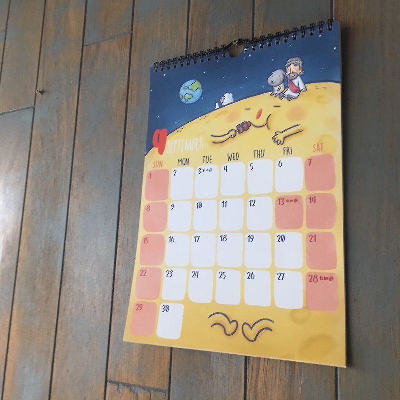 2019 illustration calendar / calendar (A4)*special* - ปฏิทิน - กระดาษ 