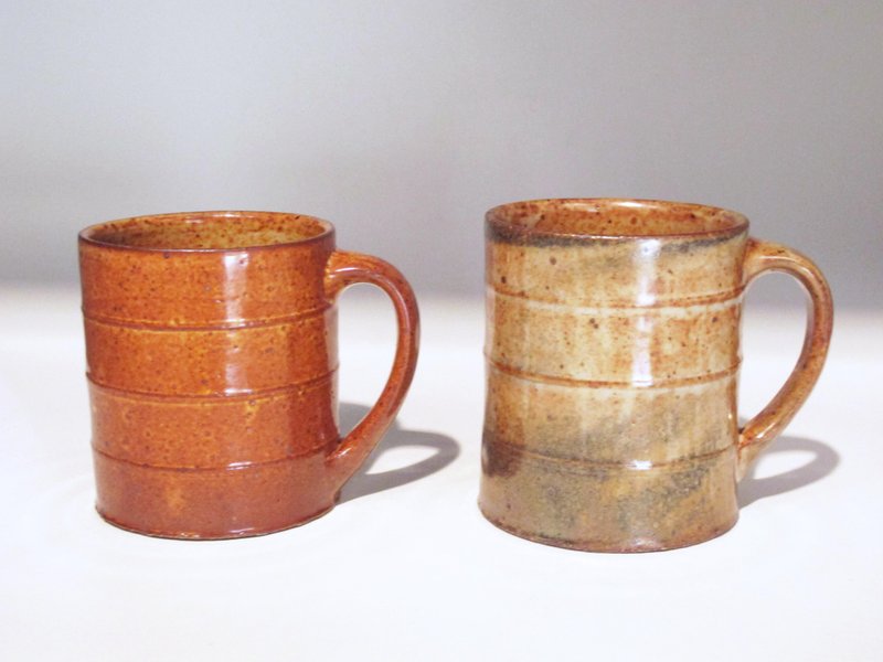 Shino Extra Large Mug - Mugs - Pottery Orange