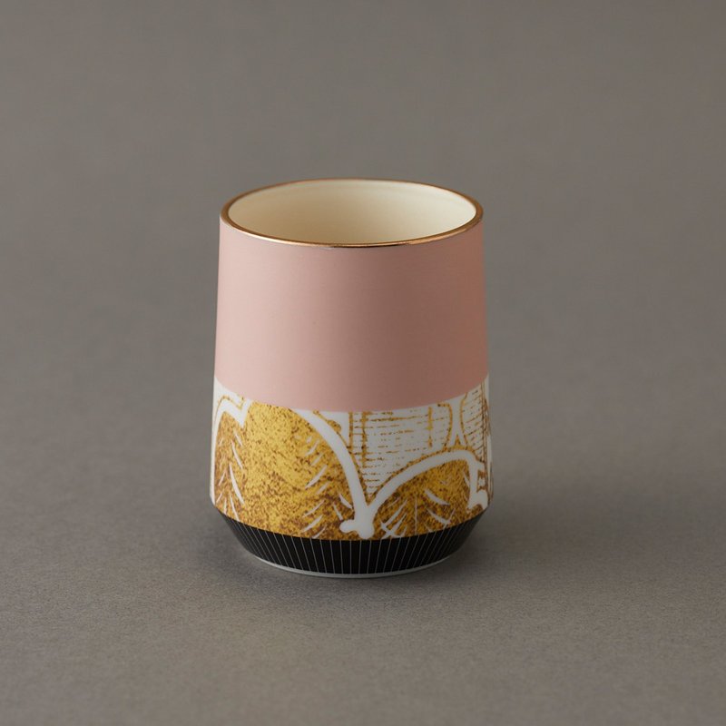 unnamed japan | Mino Ceramics (Transfer Printing)  Cup / Cherry Blossoms - Cups - Pottery Pink