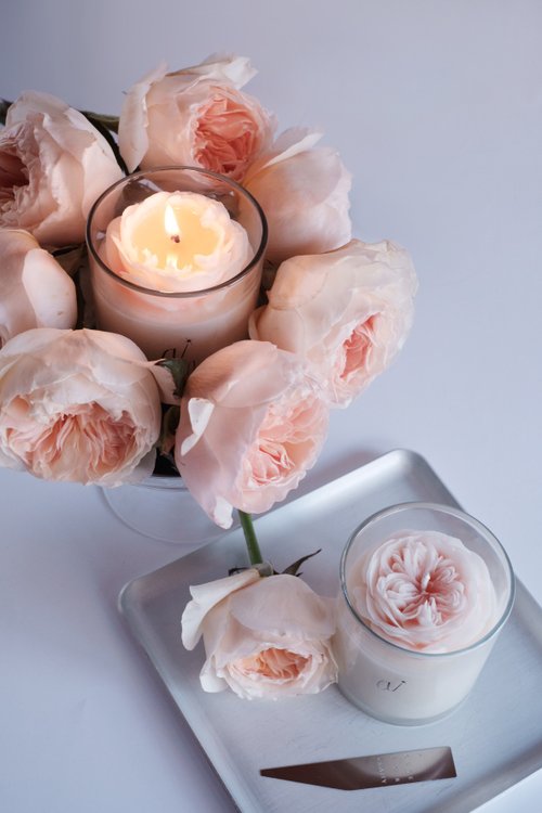 Juliet Flower Candle – Barewax Candle Bar