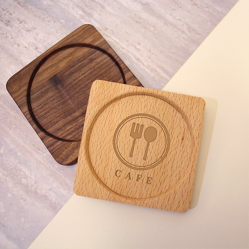 【Maki Design-Customization】Apollo Nordic Wooden Coaster-Customization Graphics - Items for Display - Wood 