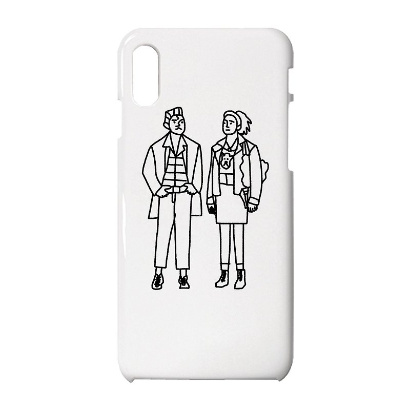 Jun & Mitsuko iPhone case - เคส/ซองมือถือ - พลาสติก ขาว
