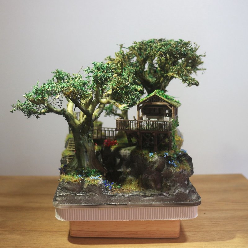 柴山樹屋小棧 - 擺飾/家飾品 - 木頭 綠色