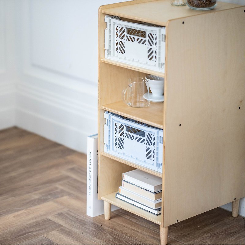 AyKasa exclusive birch four-layer cabinet-Midi Box(M) - Storage - Wood 