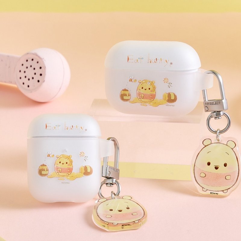 Disney Ufufy-愛蜂蜜的小熊維尼強悍防摔AirPods保護套(附吊飾) - AirPods/耳機保護套 - 塑膠 多色