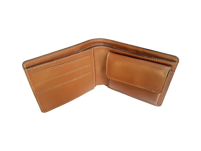 Men's wallet - 長短皮夾/錢包 - 紙 咖啡色