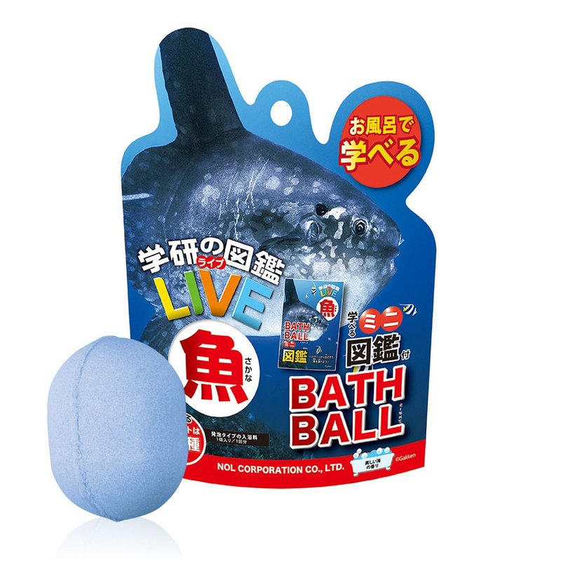 學研的圖鑑LIVE:魚類入浴球(泡澡球) - 寶寶/兒童玩具/玩偶 - 其他材質 