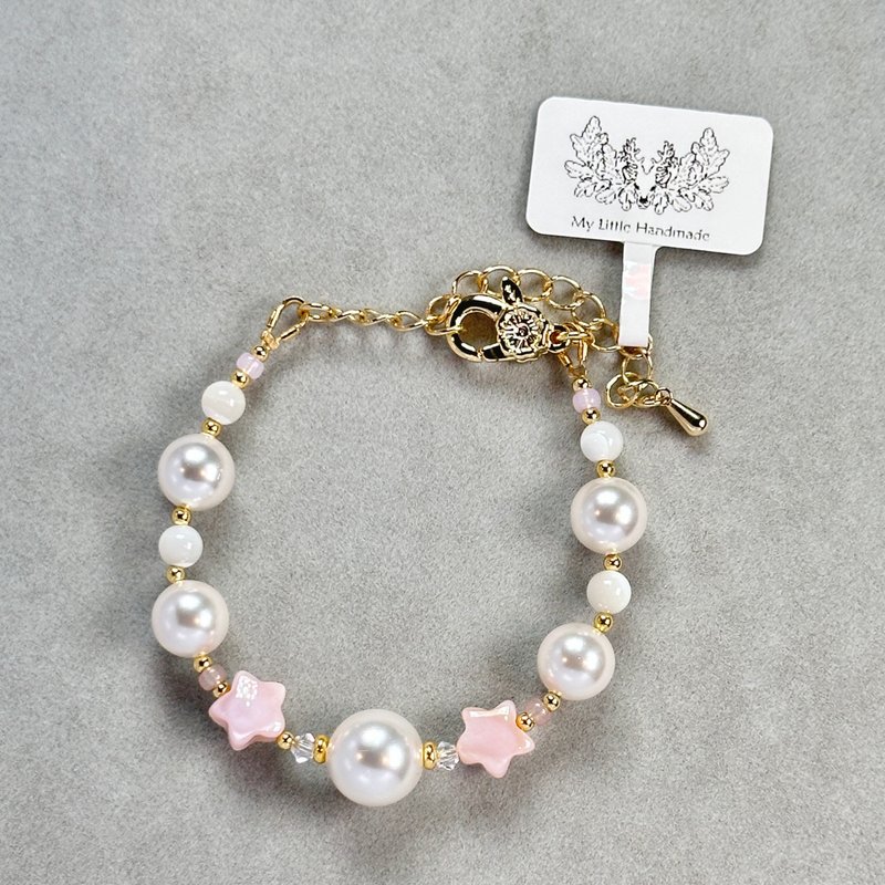 Austria Swarovski Crystal Pearl Bracelet JW42M1H-001 - สร้อยข้อมือ - ไข่มุก หลากหลายสี