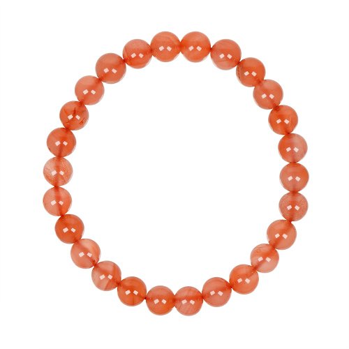 正佳珠寶 Gemsrich Jewelry 【正佳珠寶】南紅瑪瑙 頂級水紅川料 6.8-7.2mm 南紅瑪瑙手珠