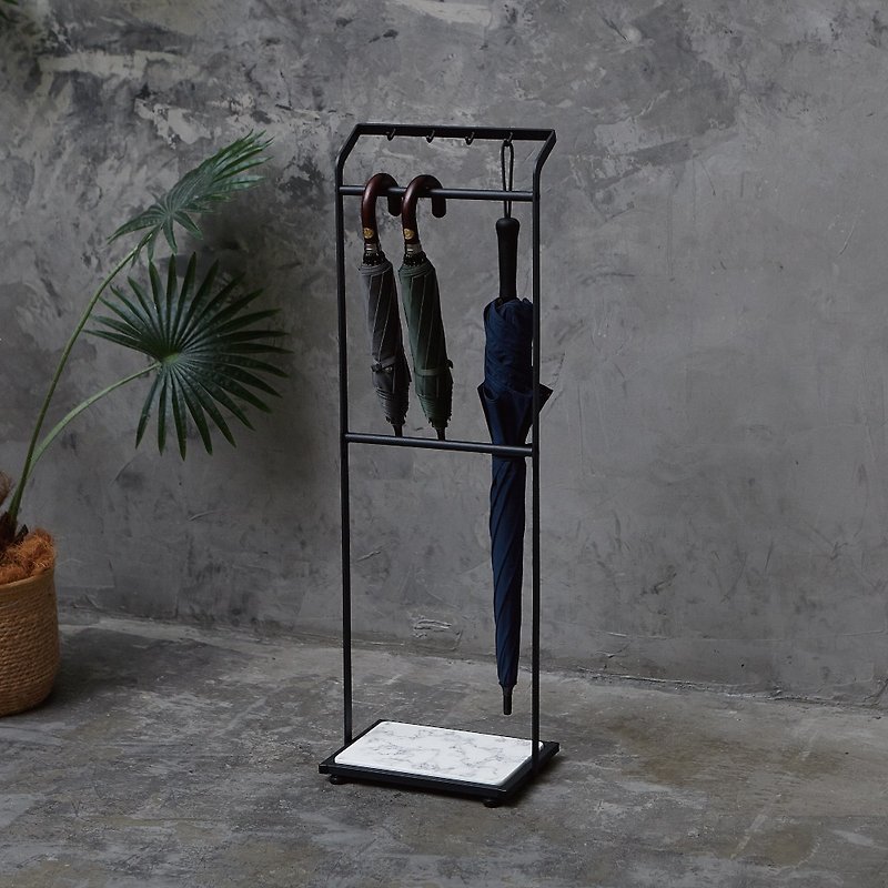 Light industrial style diatomaceous earth umbrella stand (2 colors) - Storage - Other Metals Black