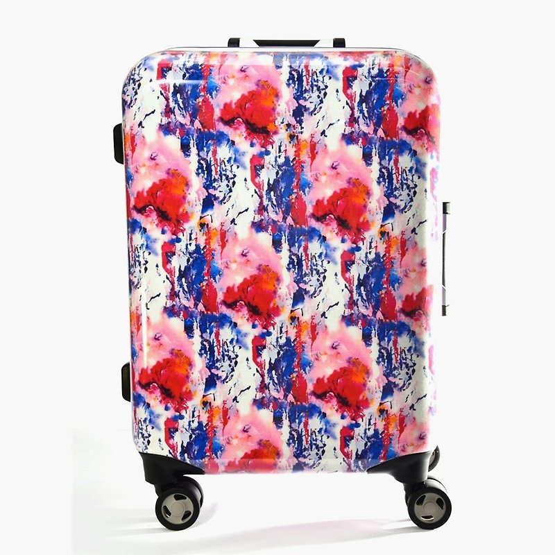 Firewood girl - handmade printed fashion aluminum frame 20 吋 suitcase / suitcase - กระเป๋าเดินทาง/ผ้าคลุม - อลูมิเนียมอัลลอยด์ 