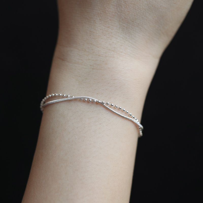 Overlap ブレスレット - ブレスレット - ステンレススチール 