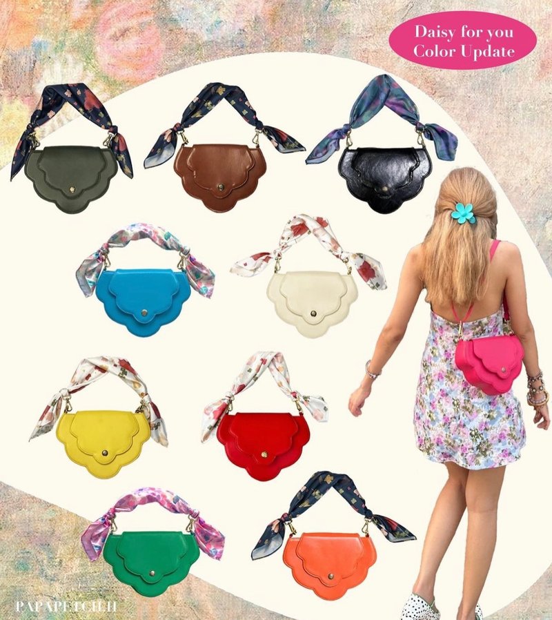 Daisy for you Bag - กระเป๋าถือ - หนังเทียม หลากหลายสี