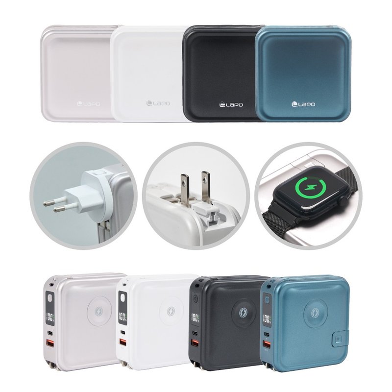 LaPO 全功能無線充電行動電源 WT-08P - 行動電源/充電線 - 其他材質 多色