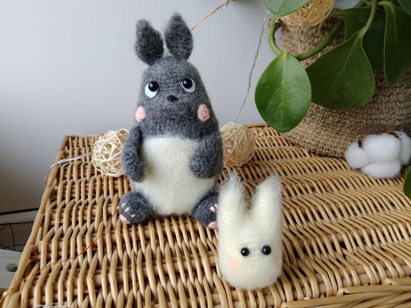 Totoro amigurumi crochet pattern. Stuffed toy totoro pattern. Amigurumi totoro - 手工藝教學/工具書 - 其他材質 