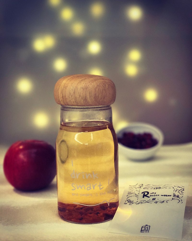 煦茶 XuTea ・有機玫瑰果+蘋果・Ruby 麗-8 包入- Detox Water 系列・水果水 - 其他 - 新鮮食材 粉紅色