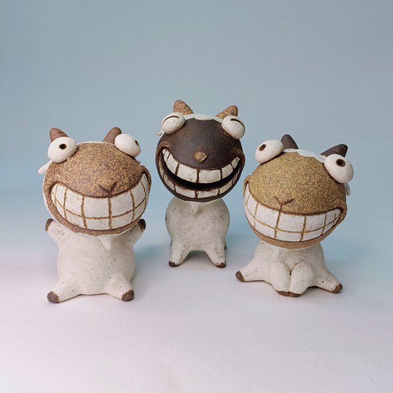 三羊開泰/陶藝品/原創 - 擺飾/家飾品 - 陶 