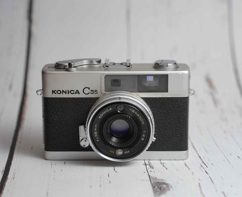 KONICA C35 底片相機 - 相機/拍立得/底片相機 - 其他金屬 銀色