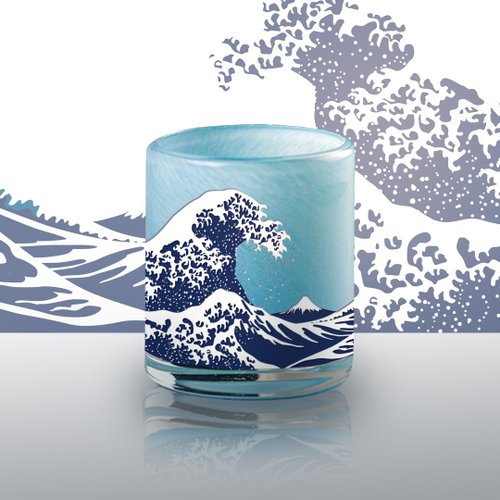 Design Your Own Wine 香港酒瓶雕刻禮品專門店 生日 男友禮物|浮世繪 冰凍燒威士忌玻璃杯