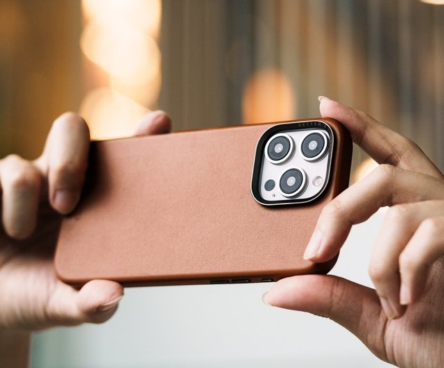 iPhone 16 Pro / 16 Pro Max Lyden 傷つきにくいレザー磁気電話ケース