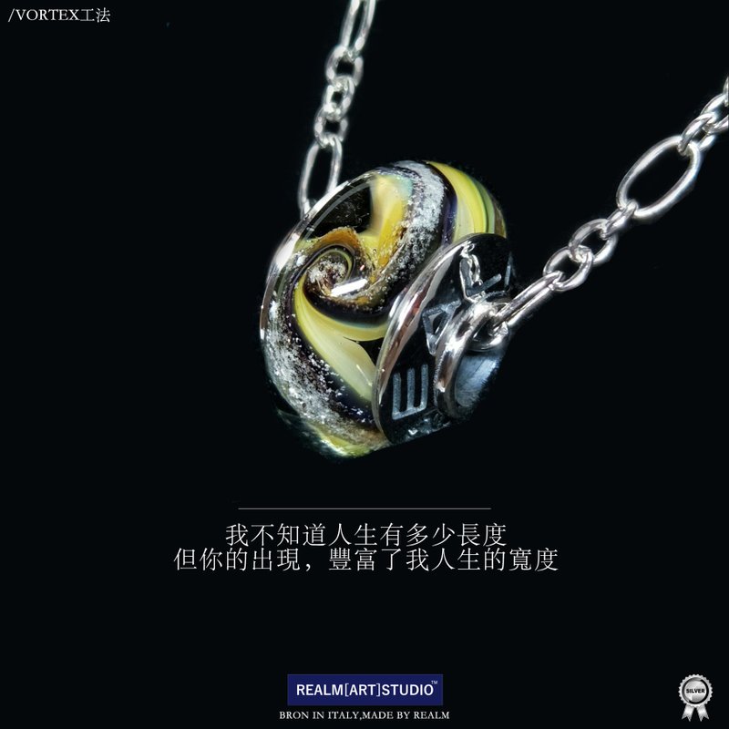 Glazed ashes necklace/glass ashes necklace - Necklaces - Glass 