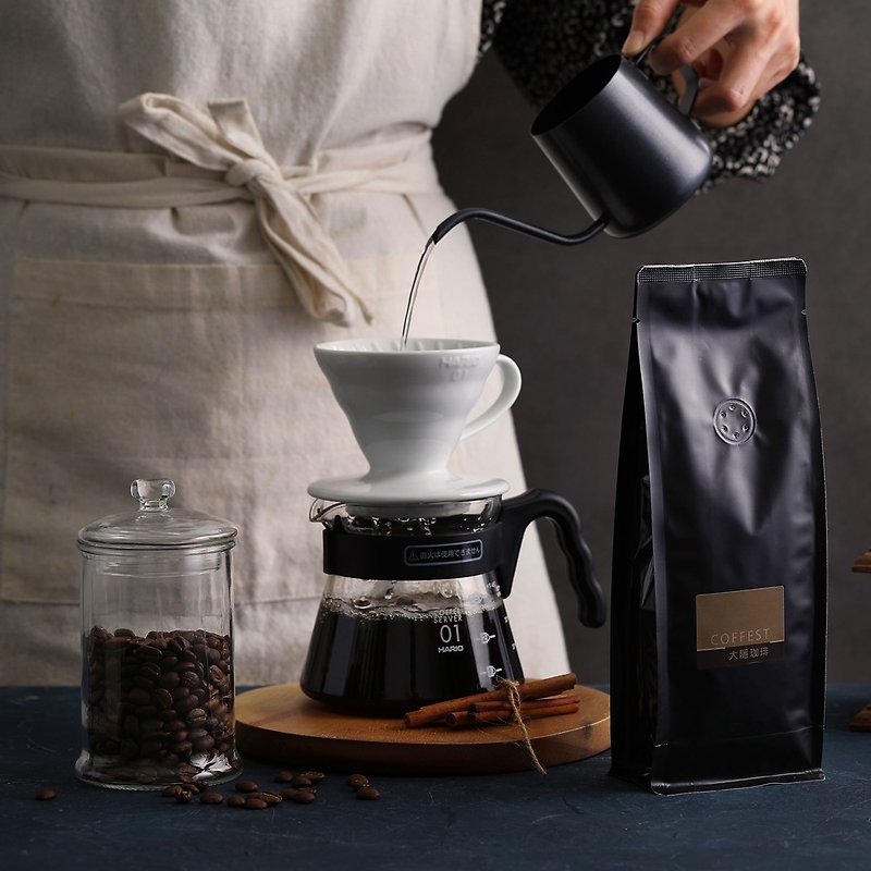 綜合配方咖啡豆 半磅裝3入 義式咖啡豆/曼巴咖啡豆 綜合咖啡豆 - 咖啡/咖啡豆 - 新鮮食材 黑色
