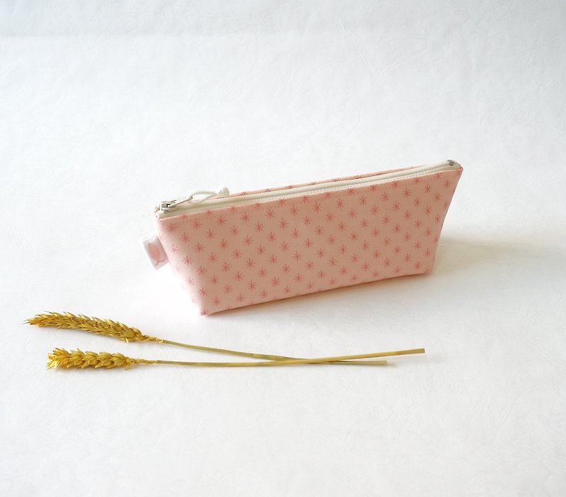 /Shiny// Pencil case/Stationery bag/Drawing equipment bag/Storage bag - Pencil Cases - Cotton & Hemp Pink