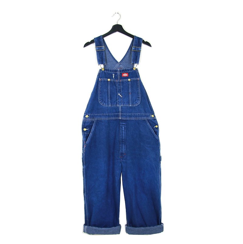 Back to Green :: Dickies Midnight Blue // Both men and women can wear // vintage (B-04) - Overalls & Jumpsuits - Cotton & Hemp Blue