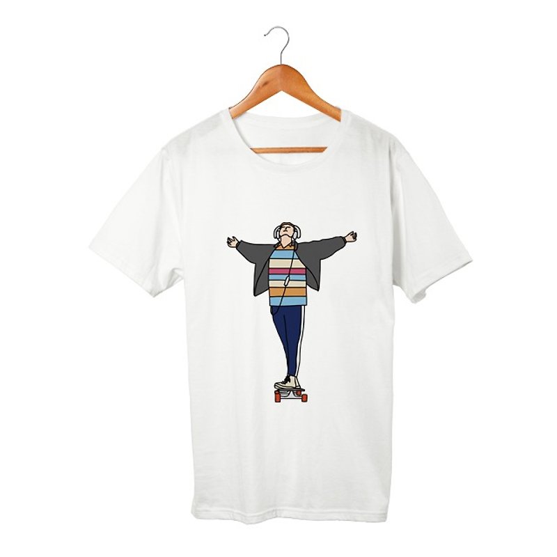 Steve T-shirt - Unisex Hoodies & T-Shirts - Cotton & Hemp White