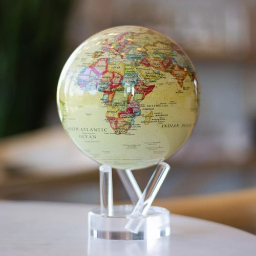 MOVA Globes 光能地球儀 官方旗艦店 MOVA光能地球儀 復古米黃地圖 居家擺設 送禮