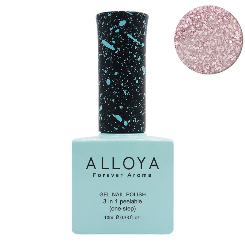 V031 無敵閃亮粉-不規則形/環保光撩膠 - 指甲油/指甲貼 - 其他材質 粉紅色