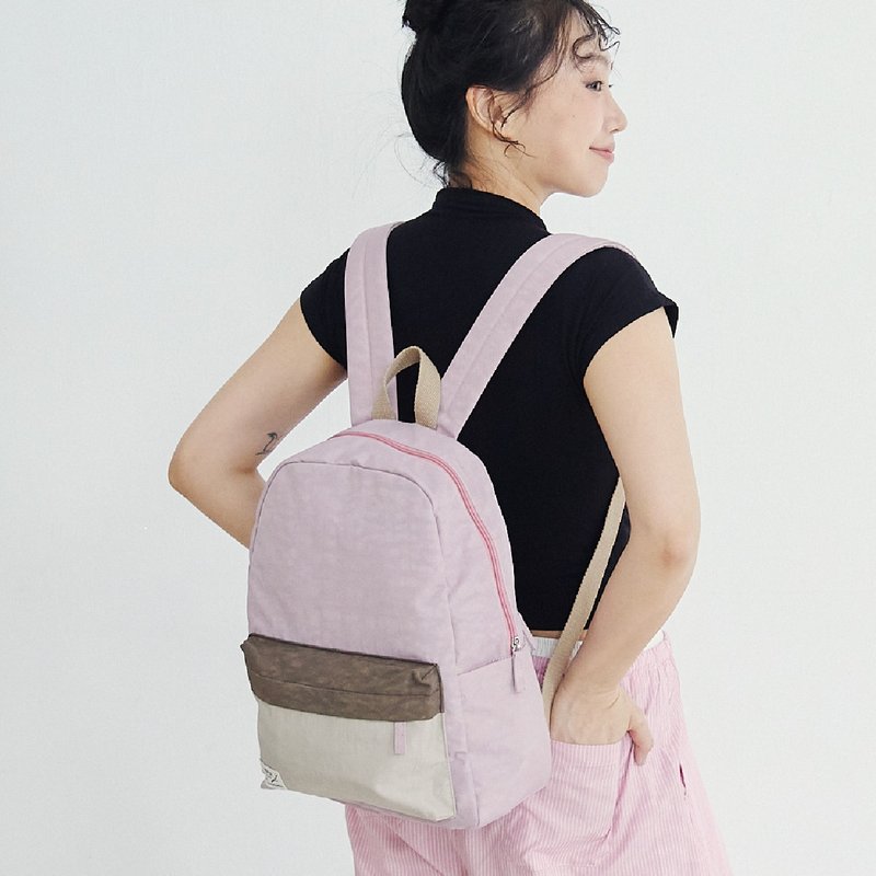 NETTA 2025 撞色收納後背包 | 多功能 兩用 隨身包 後背包 - 後背包/背包/書包 - 尼龍 多色