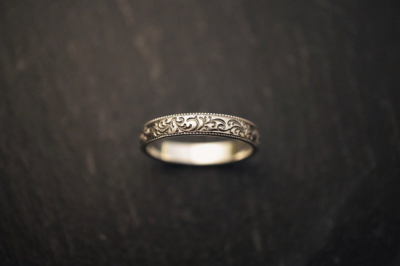 925 Sterling Silver - The Karakusa Ring (R111) - General Rings - Sterling Silver Silver