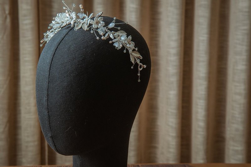 Soft crystal dancing crown - ที่คาดผม - ไข่มุก 