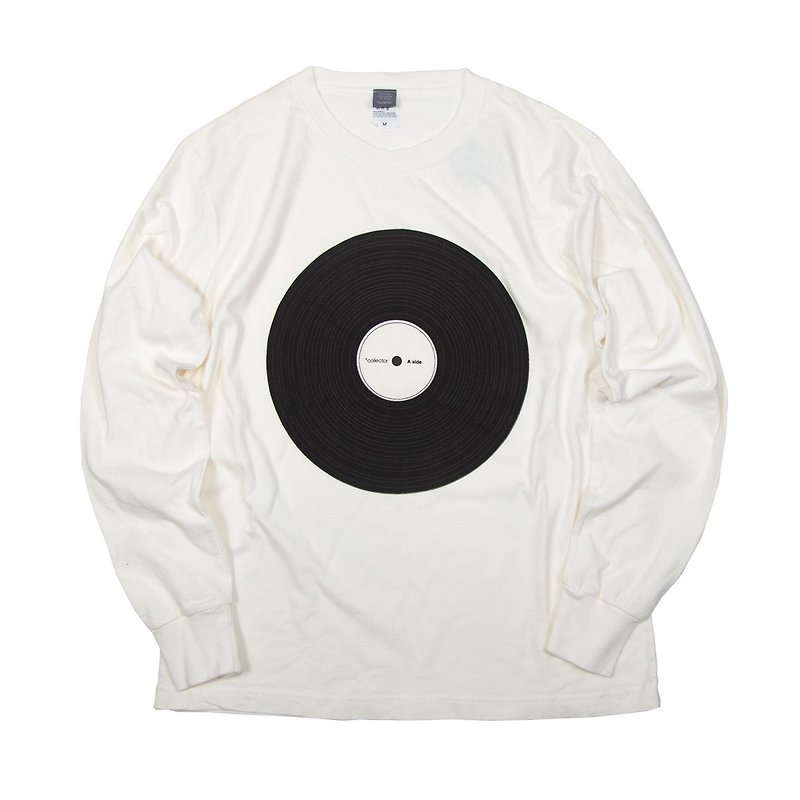 Music LP Record (Long Play Record) Analog Ron T Unisex S ~ XXL size Tcollector - Unisex Hoodies & T-Shirts - Cotton & Hemp White