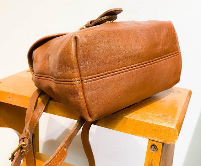 中古コーチ│ブラウンバックパック│ヴィンテージバックパック