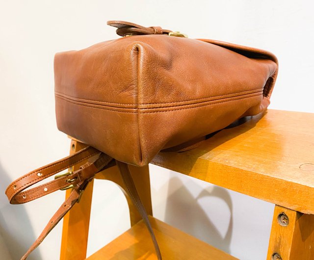 中古コーチ│ブラウンバックパック│ヴィンテージバックパック