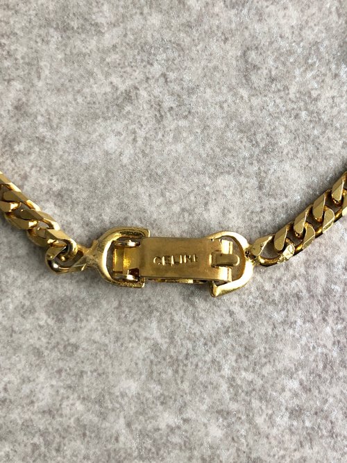 セリーヌ CELINE カフスボタン ゴールド ホース＆キャリッジ