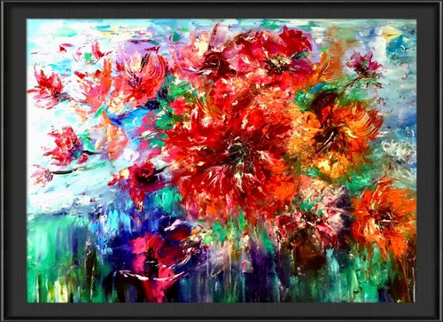 花抽象油畫- 2025 人氣榜/限時優惠- Pinkoi