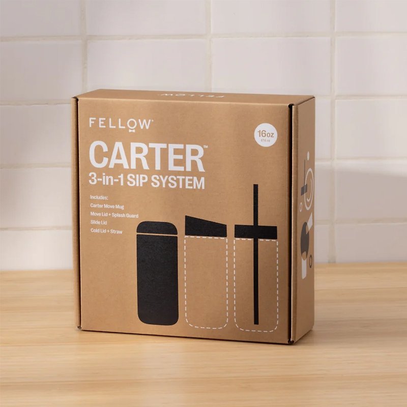 【FELLOW】CARTER KIT 3-in-1 Sip System - Vacuum Flasks - Other Metals 
