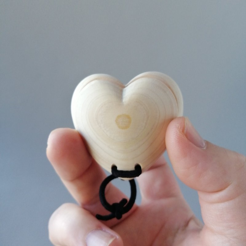 Sounding Objects - Heart Castanets White Wood - Guitars & Music Instruments - Wood White