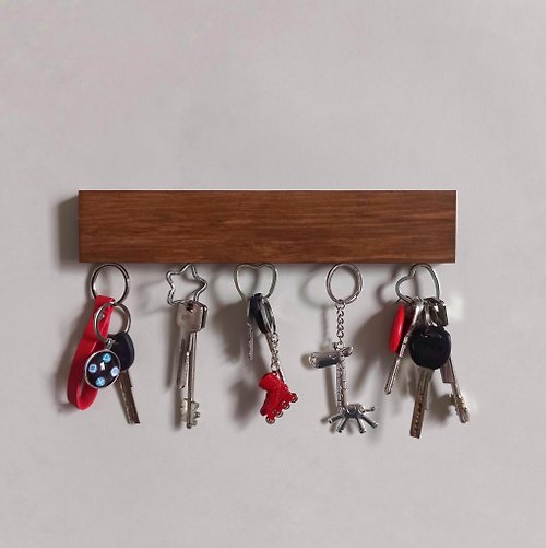 WoodingUA Wooden wall Key holder with magnets