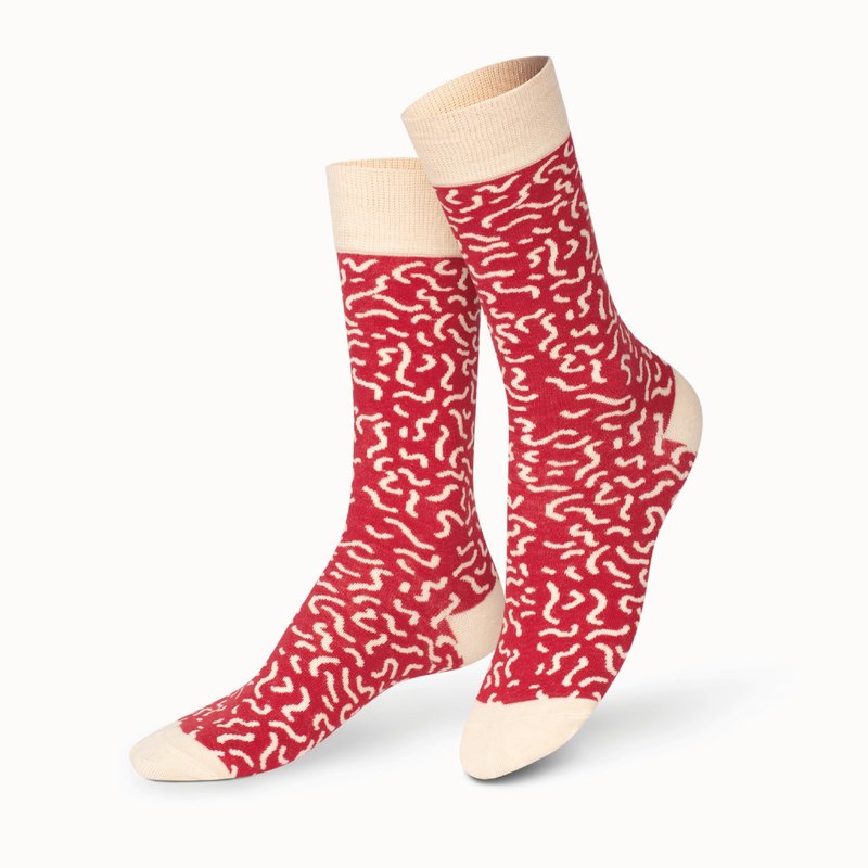 EAT MY SOCKS  / 襪子 / 快餐系列 / 義大利香腸 - 襪子 - 棉．麻 