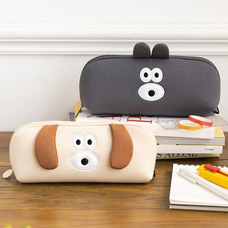 Romane Brunch Brother Dog Dumpling Pencil Box - กล่องดินสอ/ถุงดินสอ - วัสดุอื่นๆ 