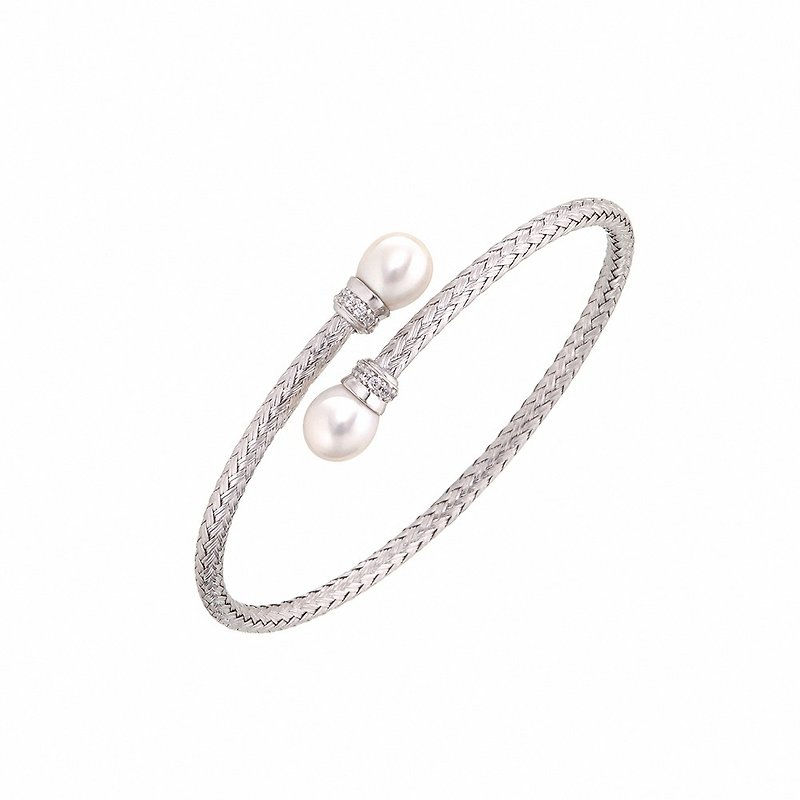 LUCIANO MILANO Zhenxin Yanyu sterling silver bracelet - Bracelets - Other Metals Silver