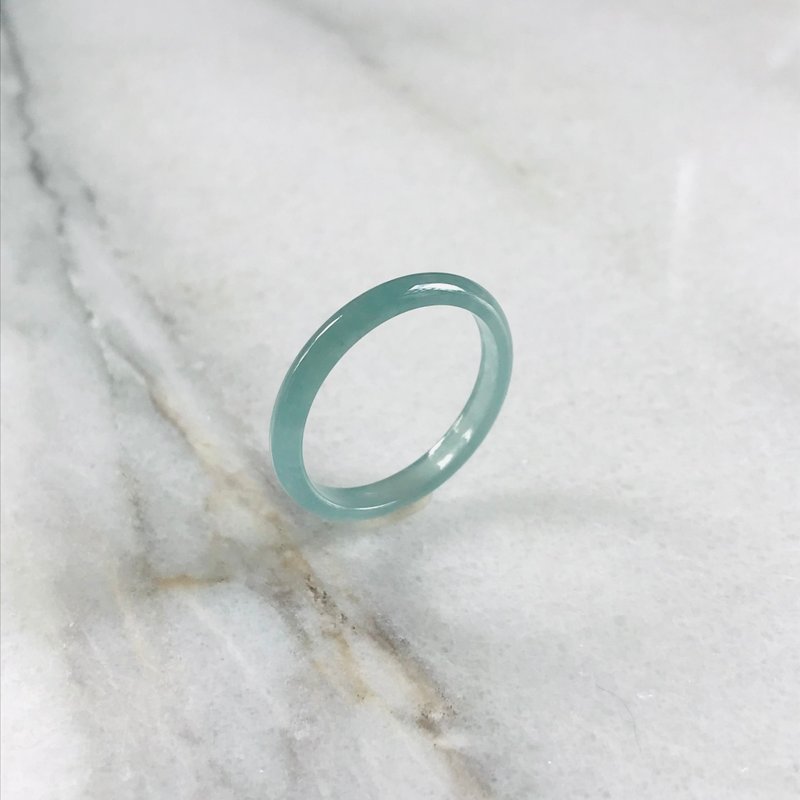 翡翠 戒指 天然石 危地馬拉產 18號 R120-026 - 戒指 - 玉石 藍色