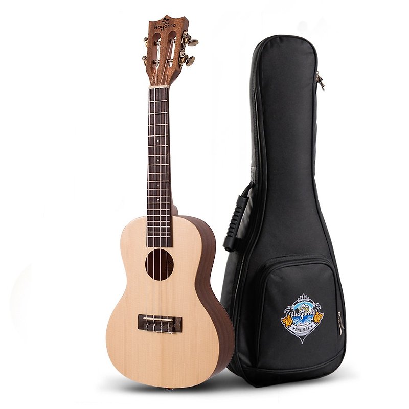KYM-250SPR-C 23-inch Ukulele spruce veneer classical head series Ukulele - Guitars & Music Instruments - Wood Brown